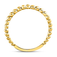 Load image into Gallery viewer, 10kt Tri-Tone Gold Womens Round Diamond Trio Stackable Band Ring Set 1/3 Cttw
