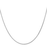 Load image into Gallery viewer, 14K White Gold 1.0mm D/C Wheat Chain
