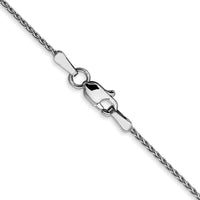 Load image into Gallery viewer, 14K White Gold 1.0mm D/C Wheat Chain
