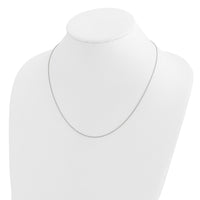 Load image into Gallery viewer, 14K White Gold Adjustable .95mm D/C Wheat Chain
