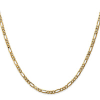 Load image into Gallery viewer, 14K 3mm Flat Figaro Chain
