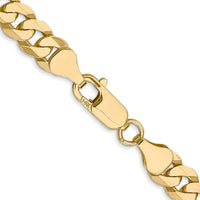 Load image into Gallery viewer, 14K 7.25mm Flat Beveled Curb Chain
