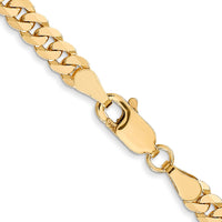 Load image into Gallery viewer, 14K 3.9mm Flat Beveled Curb Chain
