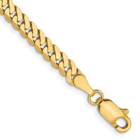 Load image into Gallery viewer, 14K 3.9mm Flat Beveled Curb Chain
