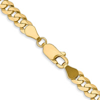 Load image into Gallery viewer, 14K 4.5mm Flat Beveled Curb Chain
