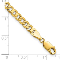 Load image into Gallery viewer, 14K 4.5mm Flat Beveled Curb Chain
