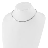 Load image into Gallery viewer, 14K 4mm Two-tone Reversible Omega Necklace
