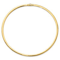 Load image into Gallery viewer, 14K 4mm Two-tone Reversible Omega Necklace
