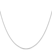 Load image into Gallery viewer, 14K White Gold .85 mm D/C Cable Chain
