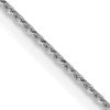 14K White Gold .85 mm D/C Cable Chain
