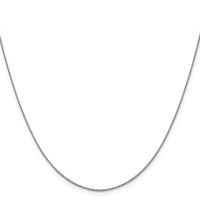 Load image into Gallery viewer, 14K White Gold 1.0 mm D/C Cable Chain
