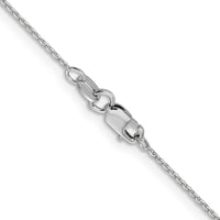 Load image into Gallery viewer, 14K White Gold 1.0 mm D/C Cable Chain
