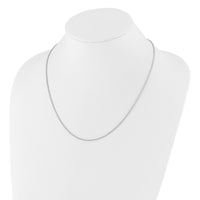 Load image into Gallery viewer, 14K White Gold Adjustable 1.5mm Wheat Chain
