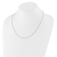 Load image into Gallery viewer, 14K White Gold Adjustable 1.3mm D/C Wheat Chain
