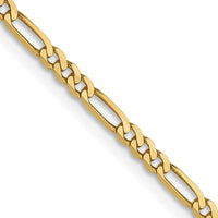 Load image into Gallery viewer, 14K 1.8mm Flat Figaro Chain
