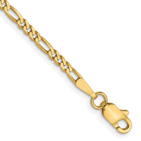 Load image into Gallery viewer, 14K 2.25mm Flat Figaro Chain
