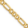 14K 5mm Flat Figaro Chain