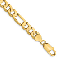 Load image into Gallery viewer, 14K 7.5mm Flat Figaro Chain
