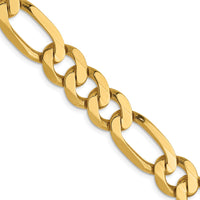 Load image into Gallery viewer, 14K 8.75mm Flat Figaro Chain
