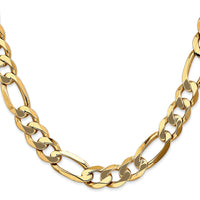 Load image into Gallery viewer, 14K 10mm Flat Figaro Chain

