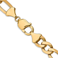 Load image into Gallery viewer, 14K 10mm Flat Figaro Chain
