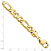 Load image into Gallery viewer, 14K 10mm Flat Figaro Chain
