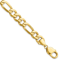 Load image into Gallery viewer, 14K 10mm Flat Figaro Chain
