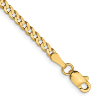 Load image into Gallery viewer, 14K 2.3mm Flat Beveled Curb Chain
