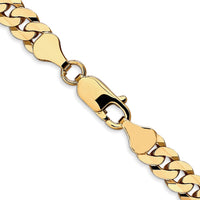 Load image into Gallery viewer, 14K 6.1mm Flat Beveled Curb Chain
