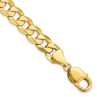 Load image into Gallery viewer, 14K 9.5mm Flat Beveled Curb Chain
