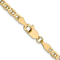 Load image into Gallery viewer, 14K 3mm Concave Anchor Chain
