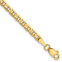 Load image into Gallery viewer, 14K 3mm Concave Anchor Chain
