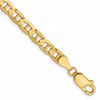 14K 4.5mm Concave Anchor Chain