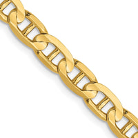 Load image into Gallery viewer, 14K 4.5mm Concave Anchor Chain
