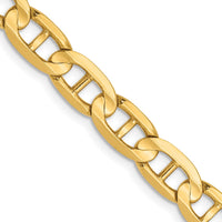 Load image into Gallery viewer, 14K 5.25mm Concave Anchor Chain
