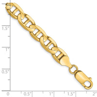 Load image into Gallery viewer, 14K 7mm Concave Anchor Chain
