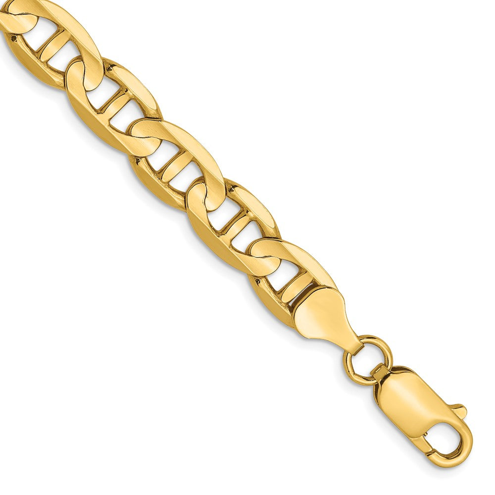 14K 7mm Concave Anchor Chain