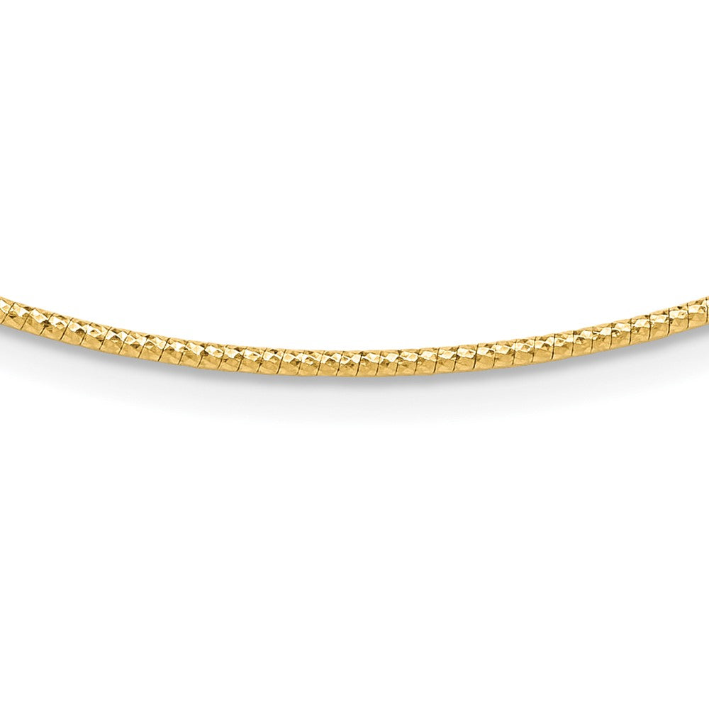 14K 1.5mm D/C Neckwire Necklace