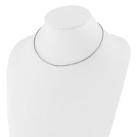 Load image into Gallery viewer, 14K White 1.5mm D/C Neckwire Necklace
