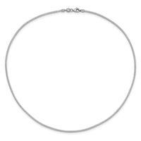 Load image into Gallery viewer, 14K White 1.5mm D/C Neckwire Necklace
