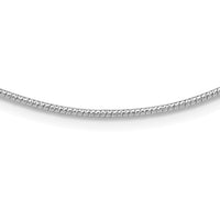Load image into Gallery viewer, 14K White 1.5mm D/C Neckwire Necklace
