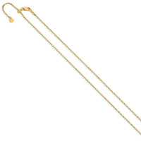 Load image into Gallery viewer, 14K Adjustable 1.3mm Flat Cable Chain
