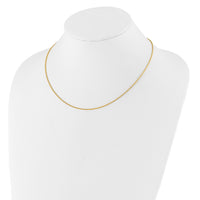 Load image into Gallery viewer, 14K 1.4mm D/C Open Franco 1in+1in Adjustable Chain
