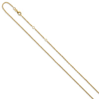 Load image into Gallery viewer, 14k 1.5mm D/C Loose Rope 1in+1in Adjustable Chain
