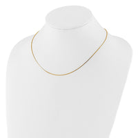 Load image into Gallery viewer, 14K .95mm Box 2in+2in Adjustable Chain
