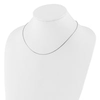 Load image into Gallery viewer, 14K White Gold .95mm Box 1in+1in Adjustable Chain
