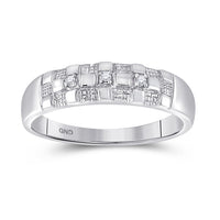 Load image into Gallery viewer, 10kt White Gold His Hers Round Diamond Solitaire Matching Wedding Set 1/6 Cttw
