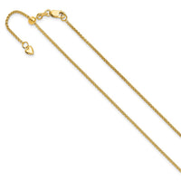 Load image into Gallery viewer, 14K Adjustable 1.35mm  Round Box Chain
