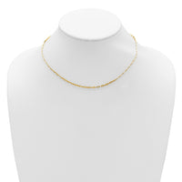 Load image into Gallery viewer, 14K 1.1mm Franco 1in+1in Adjustable Chain
