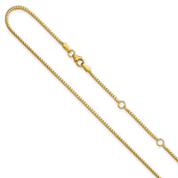 Load image into Gallery viewer, 14K 1.25mm Franco 1in+1in Adjustable Chain
